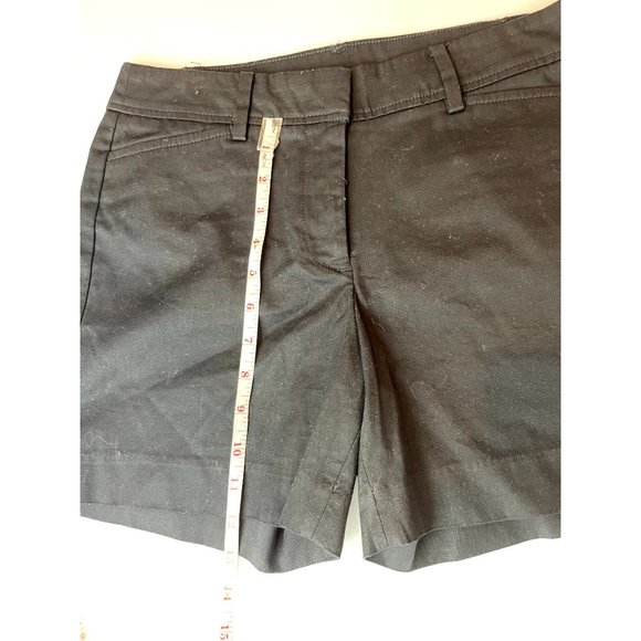 Talbots Womens Perfect Shorts Mid Rise Stretch Summer Casual Solid Black Size 2 - Picture 5 of 10